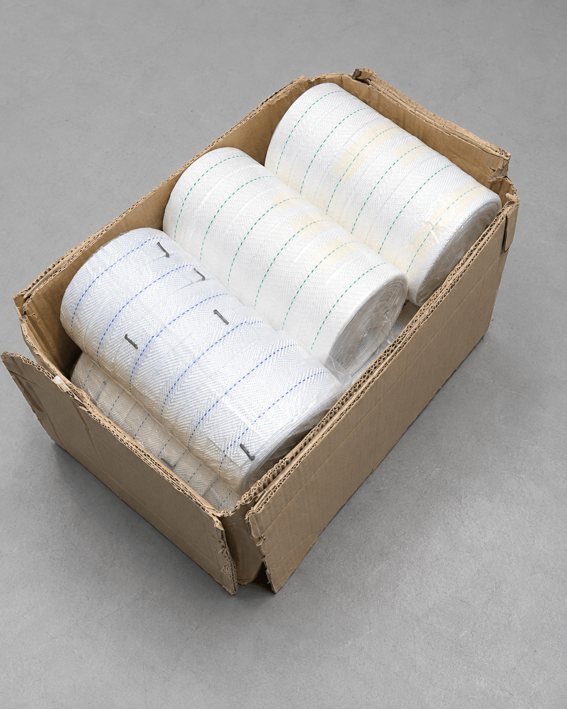 Job Lot 36 Rolls Industrial Tubular Polyester Webbing 50mm & 40mm – New Surplus - TRADE OUTLET SCOTLAND LTD
