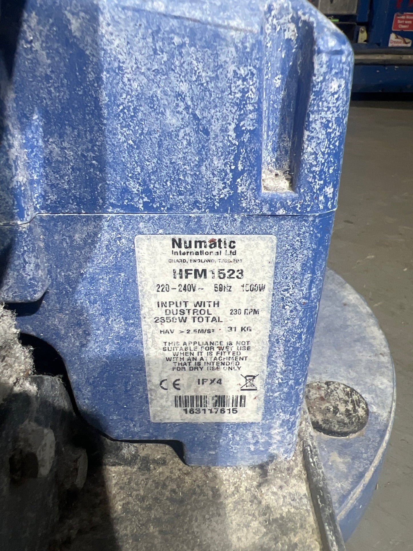 Numatic HFM1523 Rotary Floor Scrubber Polisher Buffer 230V – Working – Machine Only - TRADE OUTLET SCOTLAND LTD
