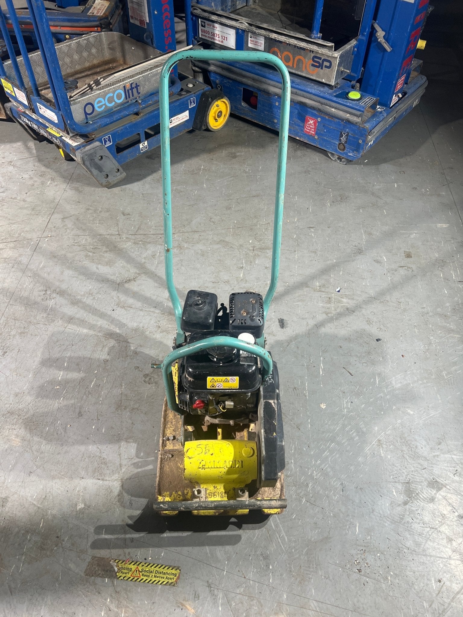 2013 Ammann APF 1240 petrol vibrating plate compactor in good used condition. - TRADE OUTLET SCOTLAND LTD