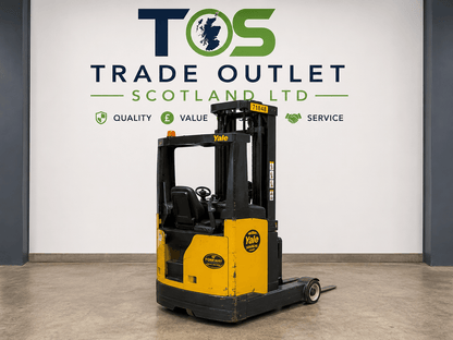 2015 Yale MR16 Electric Reach Truck – 1.6T – 6.5m Lift – Spare Battery Included - TRADE OUTLET SCOTLAND LTD