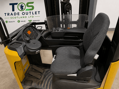 2015 Yale MR16 Electric Reach Truck – 1.6T – 6.5m Lift – Spare Battery Included - TRADE OUTLET SCOTLAND LTD