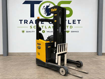 2015 Yale MR16 Electric Reach Truck – 1.6T – 6.5m Lift – Spare Battery Included - TRADE OUTLET SCOTLAND LTD
