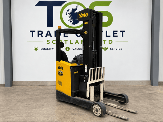 2015 Yale MR16 Electric Reach Truck – 1.6T – 6.5m Lift – Spare Battery Included - TRADE OUTLET SCOTLAND LTD