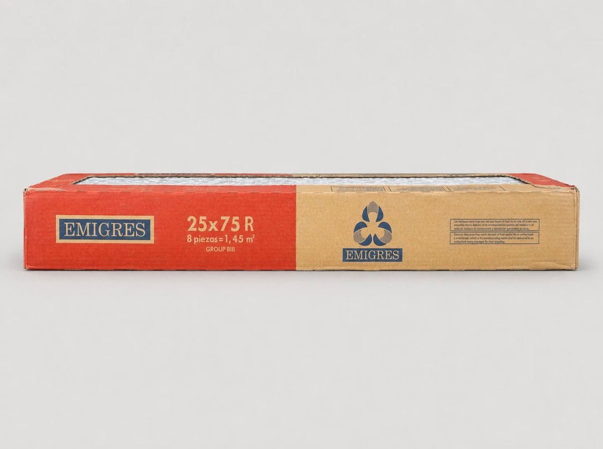 36 Boxes Emigres Mos Hit Gris 25x75cm Wall Tiles 52.2m² Job Lot - TRADE OUTLET SCOTLAND LTD