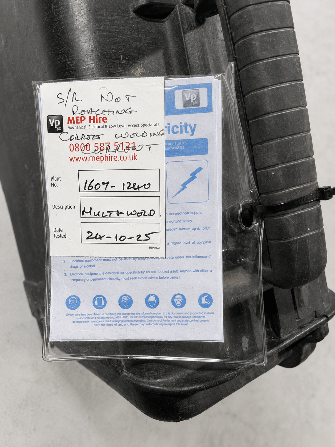 Advance Welding AW315 Electrofusion Welder | 110V | 32–315mm | Carry Case & Leads | Untested - TRADE OUTLET SCOTLAND LTD