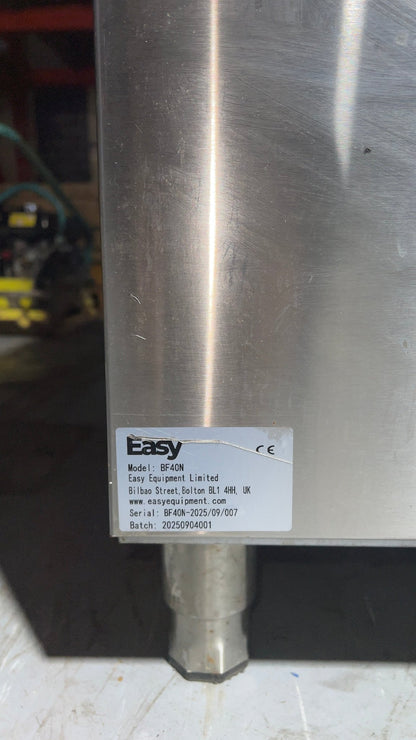 Easy Equipment BF40N Commercial Gas Fryer Twin Basket Working - TRADE OUTLET SCOTLAND LTD