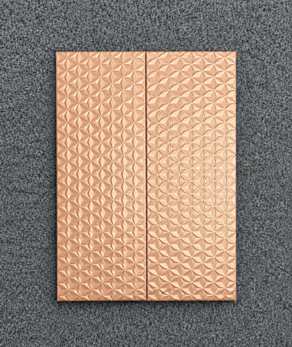 Emigres Velvet Cobre 3D Gloss Ceramic Wall Tiles 20x60cm 23.04m² Job Lot - TRADE OUTLET SCOTLAND LTD