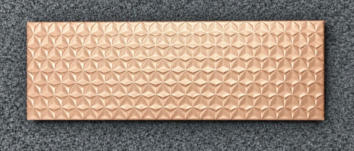 Emigres Velvet Cobre 3D Gloss Ceramic Wall Tiles 20x60cm 23.04m² Job Lot - TRADE OUTLET SCOTLAND LTD