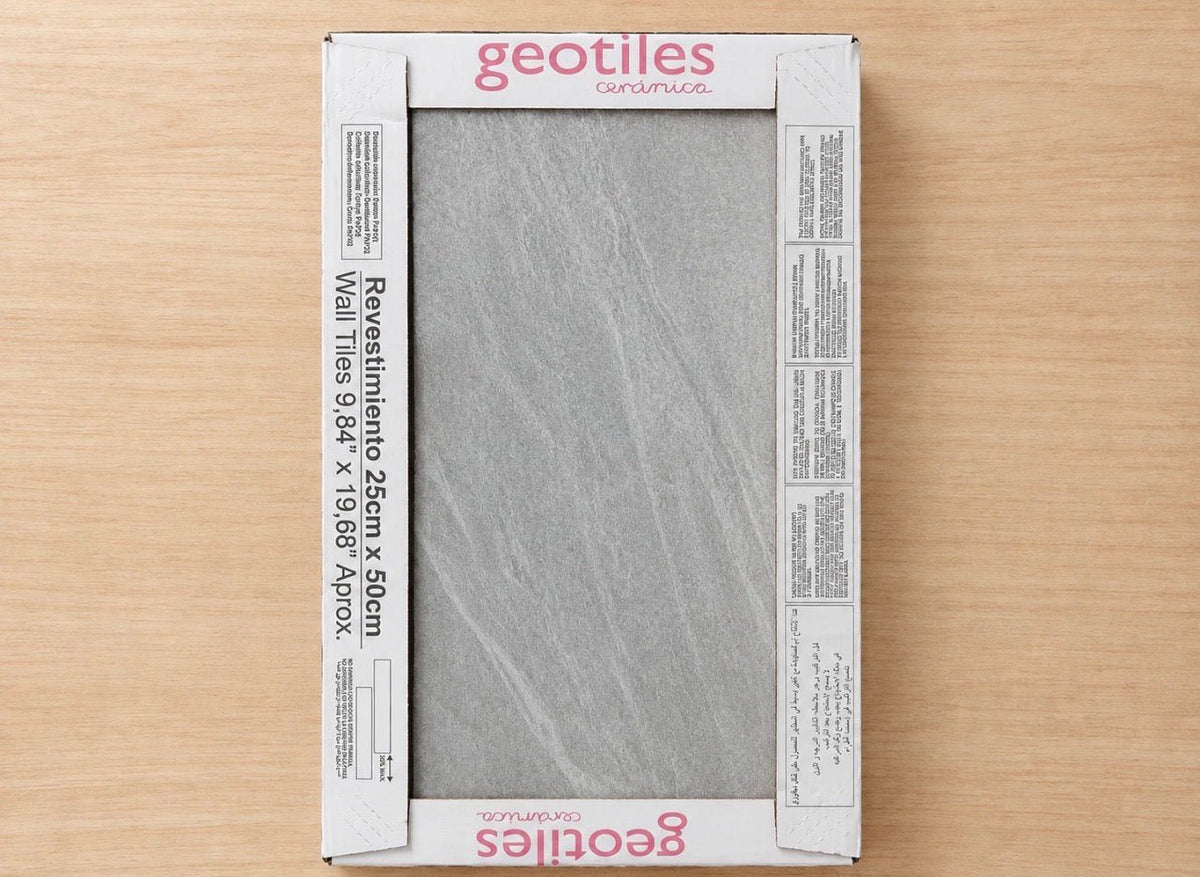 Geotiles Lavica Perla Grey Ceramic Wall Tiles 25x50cm 29m² Job Lot - TRADE OUTLET SCOTLAND LTD