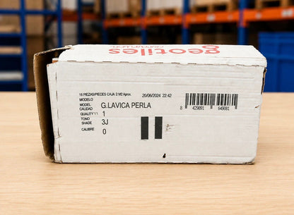 Geotiles Lavica Perla Grey Ceramic Wall Tiles 25x50cm 29m² Job Lot - TRADE OUTLET SCOTLAND LTD