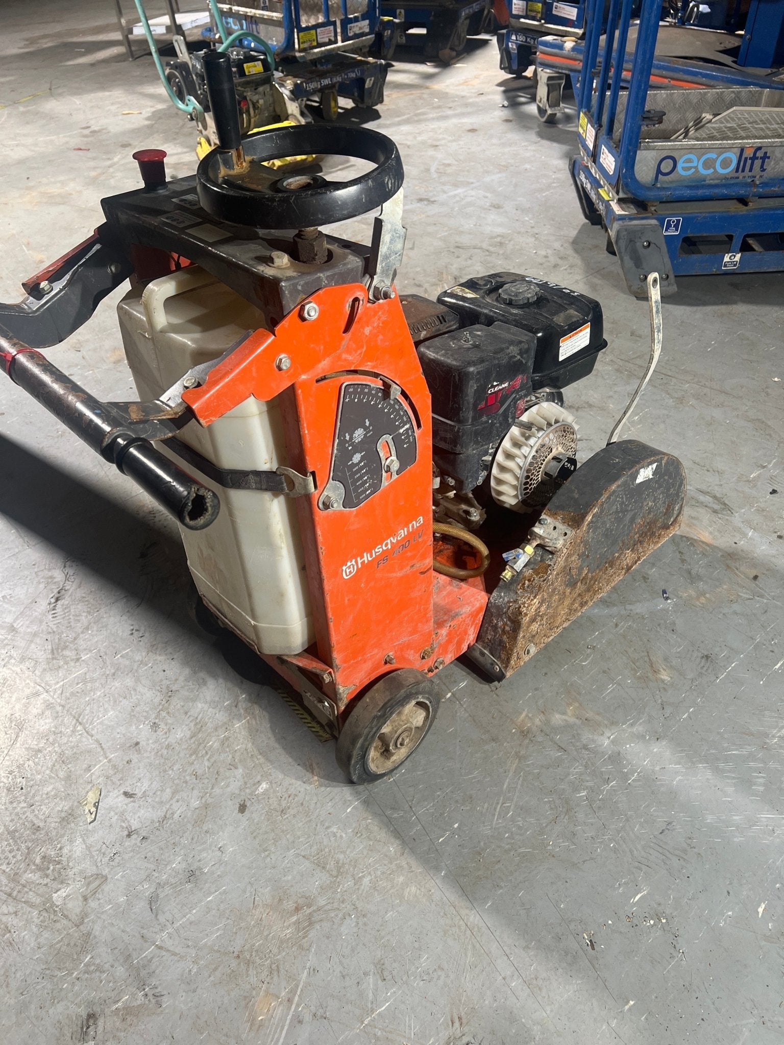 Husqvarna FS 400 LV Petrol Floor Saw | Honda Engine | Tested & Working - TRADE OUTLET SCOTLAND LTD