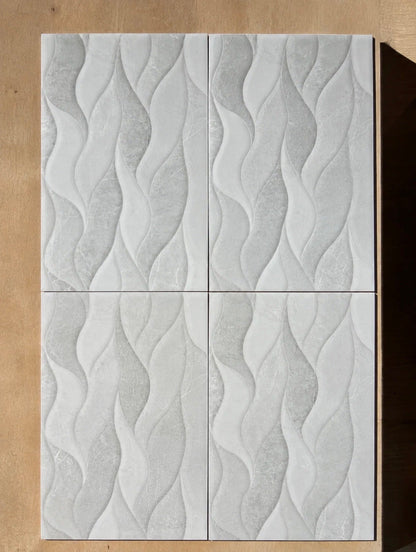 Job Lot 25 Boxes Geotiles Ceramica Signature Gris Decor Wall Tiles 333x550mm New - TRADE OUTLET SCOTLAND LTD