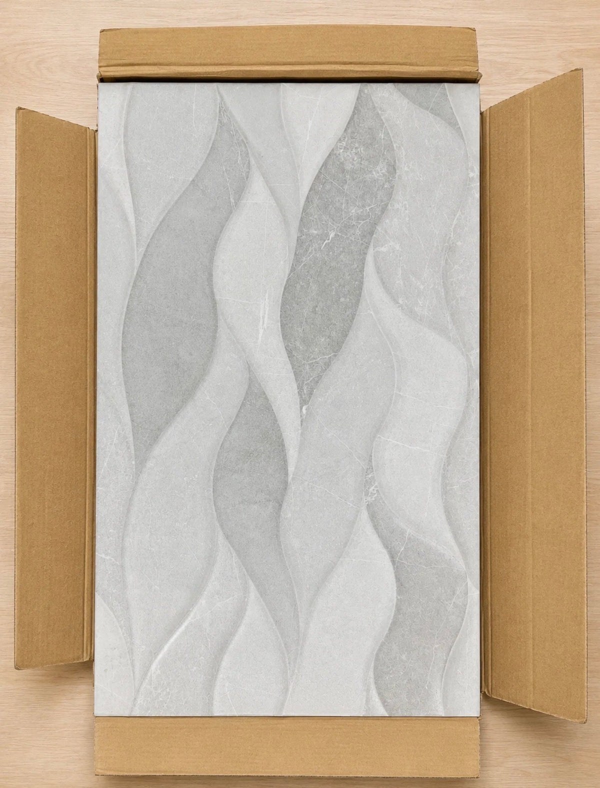 Job Lot 25 Boxes Geotiles Ceramica Signature Gris Decor Wall Tiles 333x550mm New - TRADE OUTLET SCOTLAND LTD