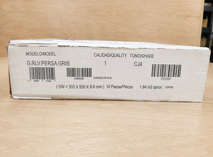 Job Lot 25 Boxes Geotiles Ceramica Signature Gris Decor Wall Tiles 333x550mm New - TRADE OUTLET SCOTLAND LTD