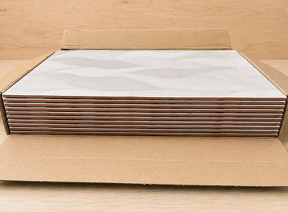 Job Lot 25 Boxes Geotiles Ceramica Signature Gris Decor Wall Tiles 333x550mm New - TRADE OUTLET SCOTLAND LTD