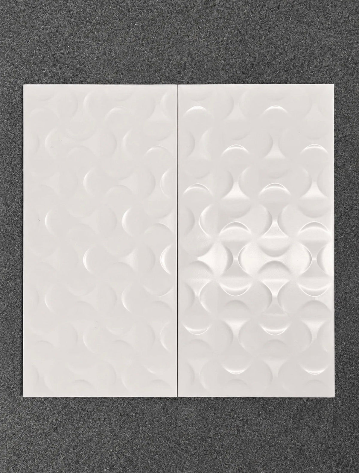 Job Lot 32.4m² Recer Polo Ikon Matt White 3D Wall Tiles 600x300mm - TRADE OUTLET SCOTLAND LTD