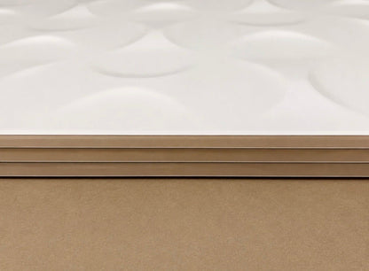 Job Lot 32.4m² Recer Polo Ikon Matt White 3D Wall Tiles 600x300mm - TRADE OUTLET SCOTLAND LTD