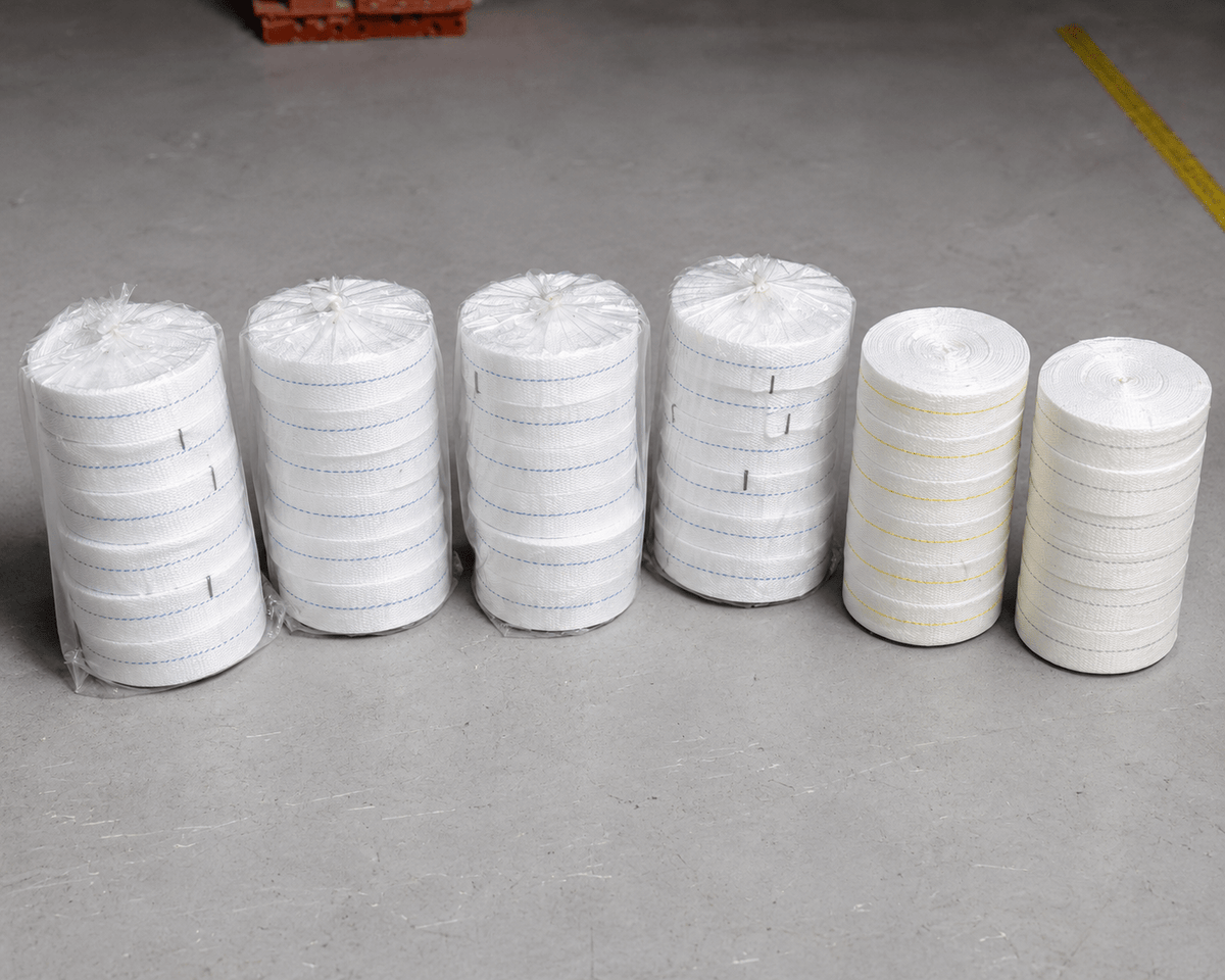 Job Lot 36 Rolls Industrial Tubular Polyester Webbing 50mm & 40mm – New Surplus - TRADE OUTLET SCOTLAND LTD