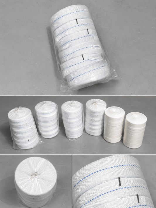 Job Lot 36 Rolls Industrial Tubular Polyester Webbing 50mm & 40mm – New Surplus - TRADE OUTLET SCOTLAND LTD
