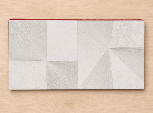 Job Lot 40 Boxes Grespania Lezama Blanco 3D Feature Wall Tiles 300x600mm New - TRADE OUTLET SCOTLAND LTD