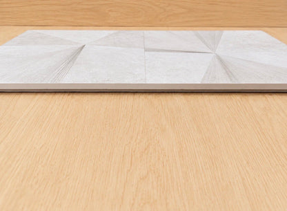 Job Lot 40 Boxes Grespania Lezama Blanco 3D Feature Wall Tiles 300x600mm New - TRADE OUTLET SCOTLAND LTD