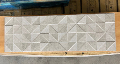 Job Lot 50.4m² Newker Quartz Sand Grey Ceramic Wall Tiles 600x200mm - TRADE OUTLET SCOTLAND LTD