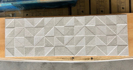 Job Lot 50.4m² Newker Quartz Sand Grey Ceramic Wall Tiles 600x200mm - TRADE OUTLET SCOTLAND LTD