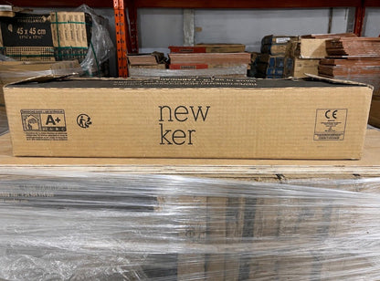 Job Lot 50.4m² Newker Quartz Sand Grey Ceramic Wall Tiles 600x200mm - TRADE OUTLET SCOTLAND LTD