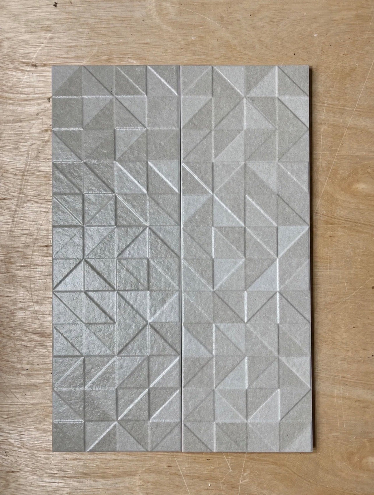 Job Lot 50.4m² Newker Quartz Sand Grey Ceramic Wall Tiles 600x200mm - TRADE OUTLET SCOTLAND LTD