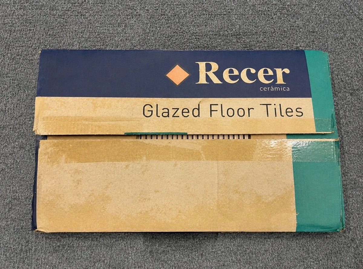 Job Lot 75m² Recer Cinza Glazed Ceramic Floor Wall Tiles 100x200mm - TRADE OUTLET SCOTLAND LTD