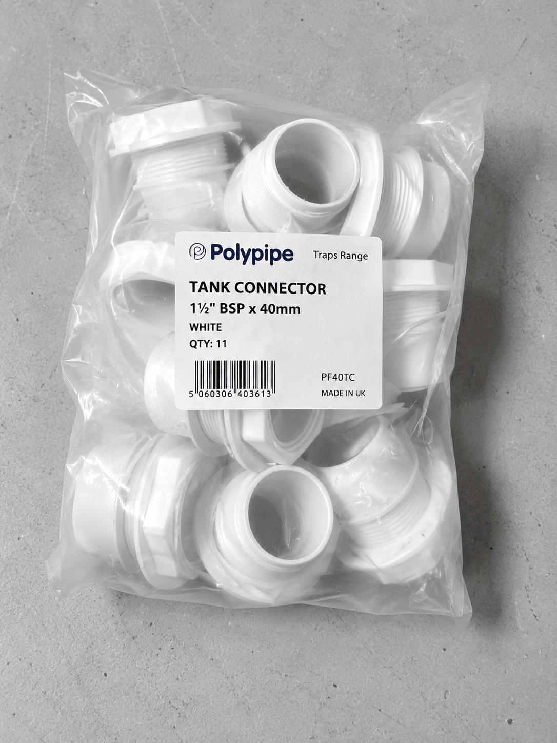 Job Lot Polypipe Plumbing Fittings – Bottle Traps, Flexible Waste Connectors & Tank Connectors – 30 Pieces – New - TRADE OUTLET SCOTLAND LTD