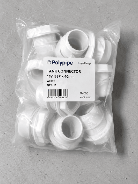 Job Lot Polypipe Plumbing Fittings – Bottle Traps, Flexible Waste Connectors & Tank Connectors – 30 Pieces – New - TRADE OUTLET SCOTLAND LTD