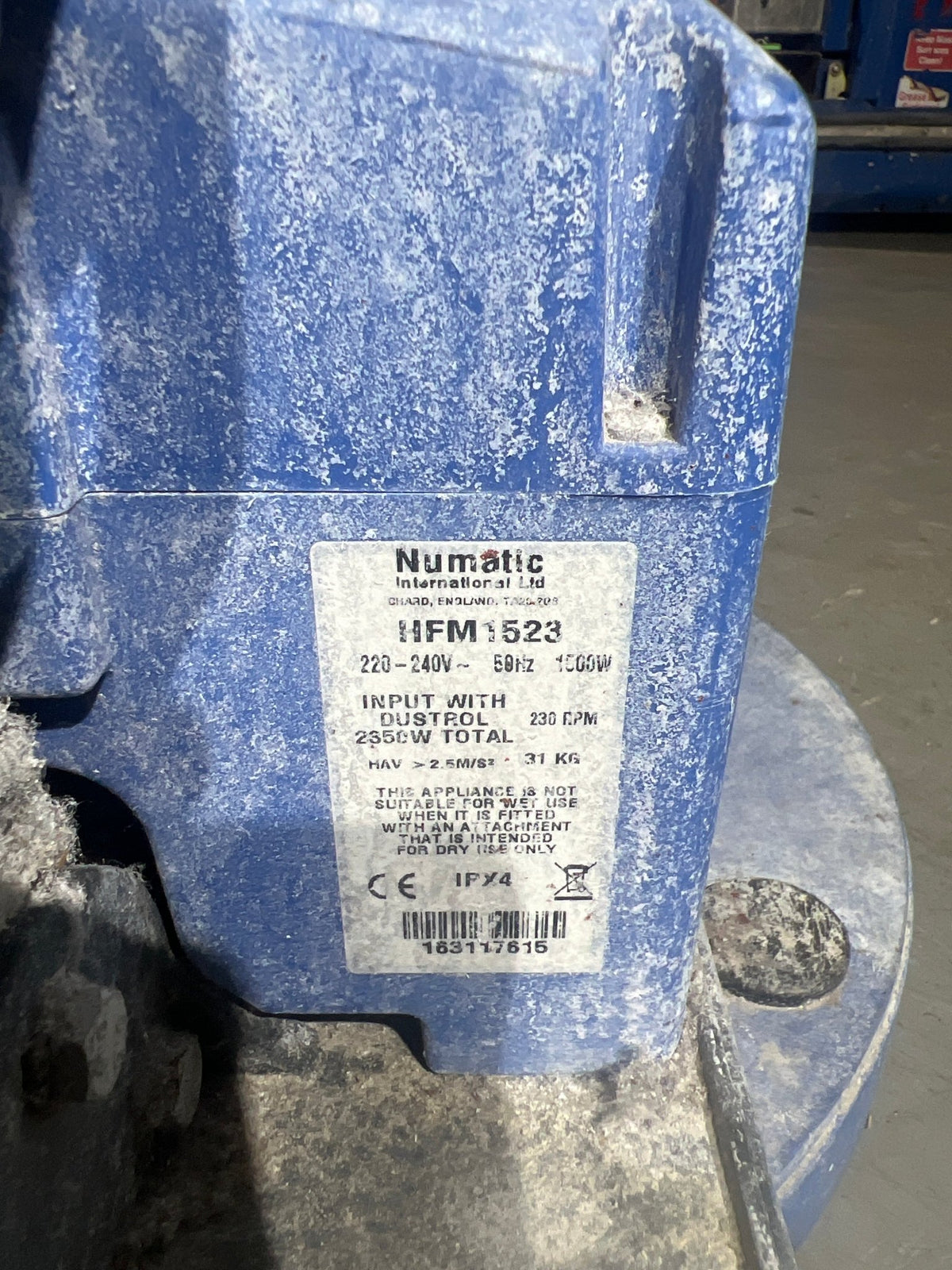 Numatic HFM1523 Rotary Floor Scrubber Polisher Buffer 230V – Working – Machine Only - TRADE OUTLET SCOTLAND LTD