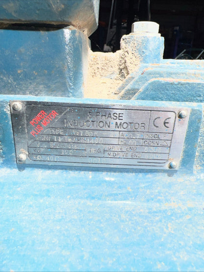 Power Plus 11kW 3 Phase Induction Motor Y2 160M-4 415V 1430RPM 15HP Industrial - TRADE OUTLET SCOTLAND LTD